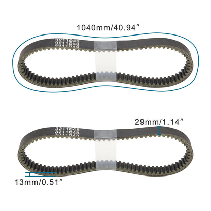 GOOFIT Motorcycle Drive Belt Replacement for 1993-2019 Polaris Ranger 500 RZR 800 Scrambler 400 Trail Boss 250 Spare Parts