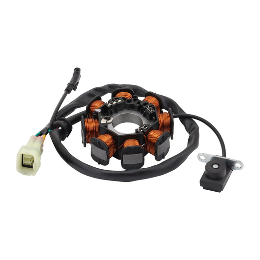 GOOFIT Motorcycle Generator Magneto Stator Coil Replacement for KLX150 KLX150L KLX150BF KLX150FHF KLX150L KLX150JHF 21003-0066 21003-0116