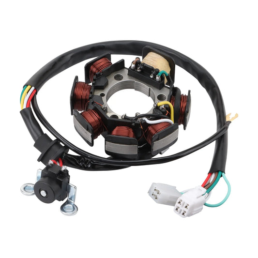GOOFIT Motorcycle Stator Coil Replacement for 5HP-85510-10-00 5HP-H5510-10-00 TT-R125E 2003-2009 TT-R125L 2003-2008 TT-R125lE 2014-2017