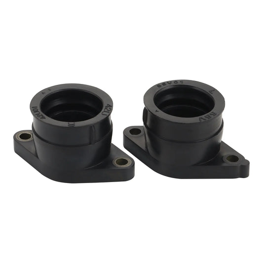 GOOFIT 2Pcs Motorcycle Carburetor Carb Intake Boot Joint Replacement for TT350 XT350 42U-13596-01-00 55V-13586-01-00