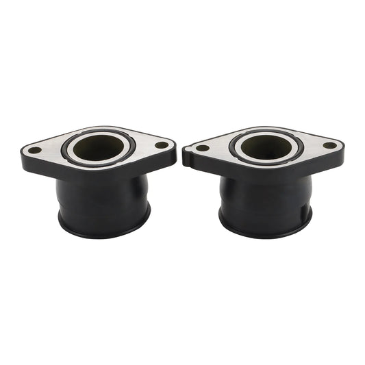 GOOFIT 2Pcs Motorcycle Carburetor Carb Intake Boot Joint Replacement for TT350 XT350 42U-13596-01-00 55V-13586-01-00