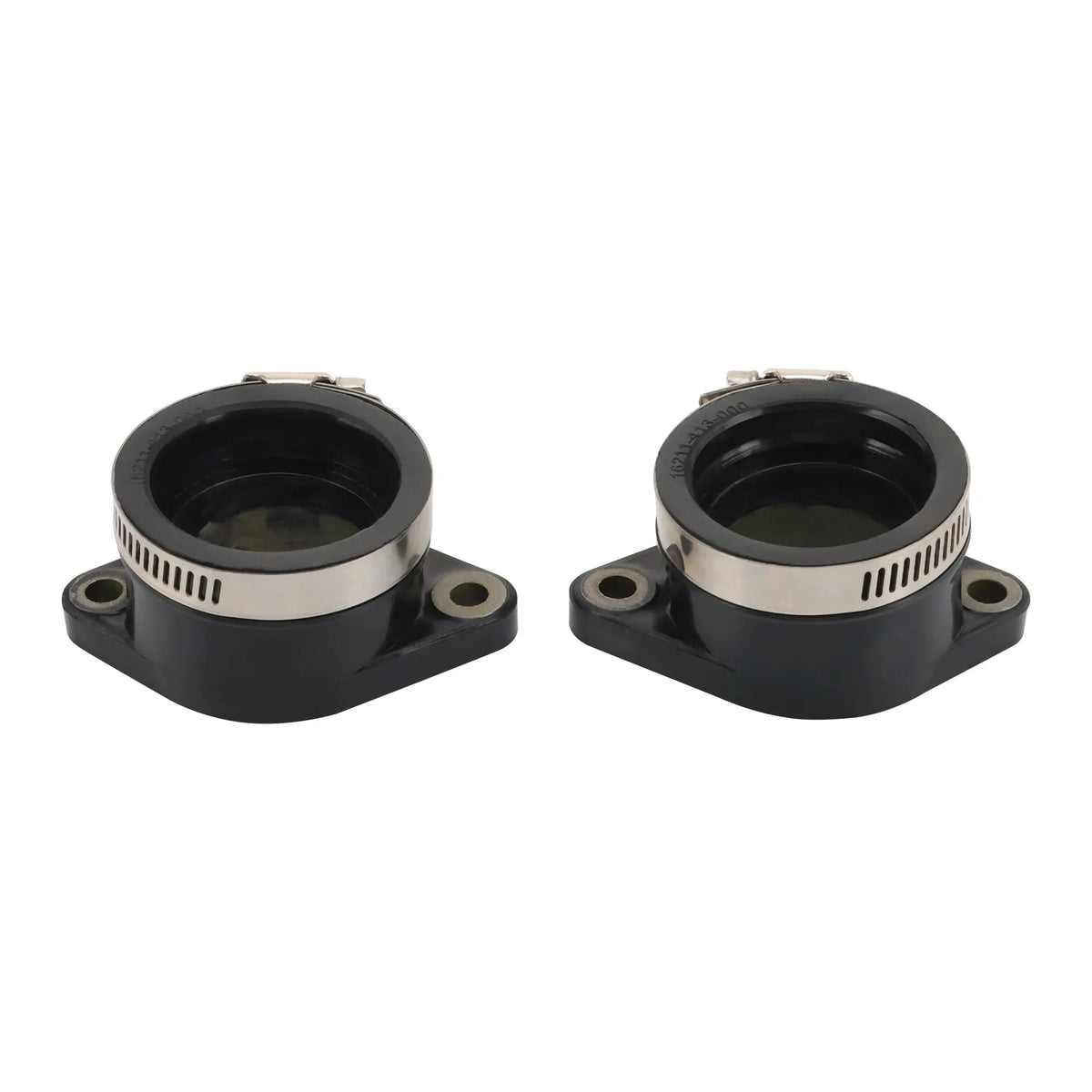 GOOFIT Motorcycle Carburetor Intake Manifold Boot Set Interface Adapter Replacement for CB450N CM400T CB450SC CB400T 16211-413-000 16211-447-000 16211-447-670
