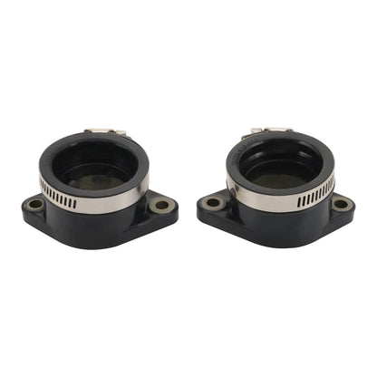 GOOFIT Motorcycle Carburetor Intake Manifold Boot Set Interface Adapter Replacement for CB450N CM400T CB450SC CB400T 16211-413-000 16211-447-000 16211-447-670