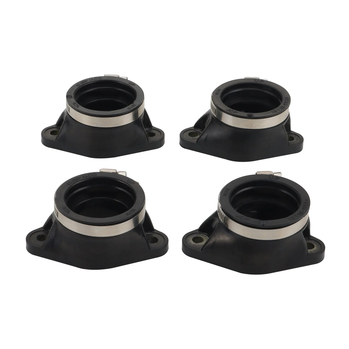GOOFIT Motorcycle Carburetor Intake Pipe Manifold Adapter Boot Joint Replacement for GSXR750 GR77A GSX750F GSX750 13101-17C01 13102-17C01 13103-17C01 13104-17C01