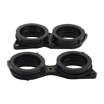 GOOFIT Motorcycle Carburetors Adapter Inlet Pipe Comp Replacement for YZF R1 R1 2009-2014 14B-13595-00 14B-13596-00