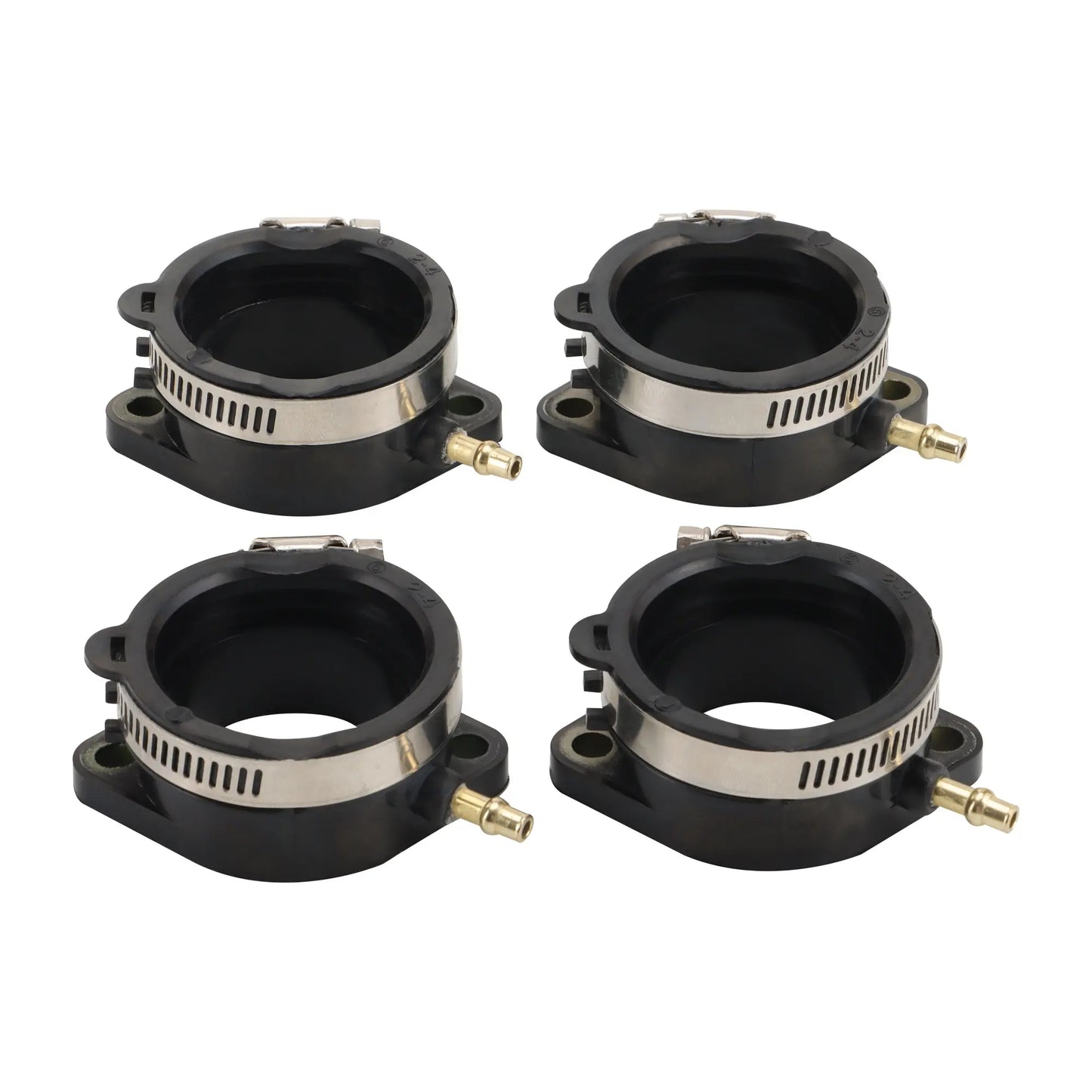 GOOFIT Motorcycle Carburetor Interface Inlet Pipe Intake Manifold Carb Boot Replacement for Kawasaki ZX1100 ZZ-R1100 ZZR1200