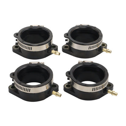 GOOFIT Motorcycle Carburetor Interface Inlet Pipe Intake Manifold Carb Boot Replacement for Kawasaki ZX1100 ZZ-R1100 ZZR1200