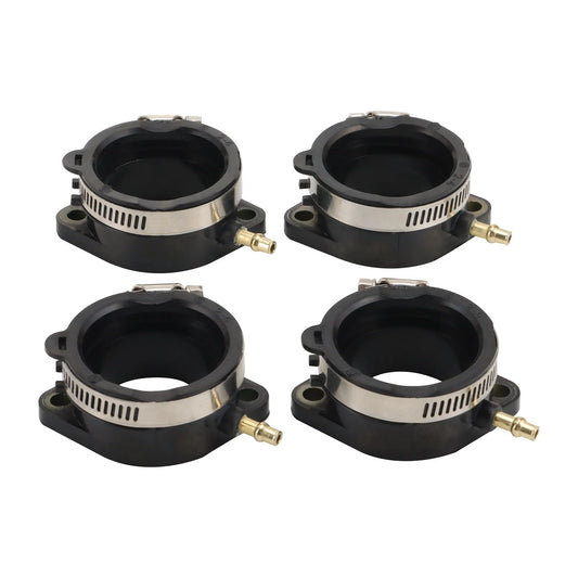 GOOFIT Motorcycle Carburetor Interface Inlet Pipe Intake Manifold Carb Boot Replacement for Kawasaki ZX1100 ZZ-R1100 ZZR1200