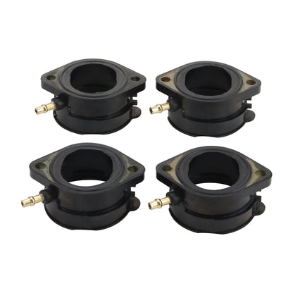 GOOFIT Motorcycle Carburetor Interface Inlet Pipe Intake Manifold Carb Boot Replacement for Kawasaki ZX1100 ZZ-R1100 ZZR1200