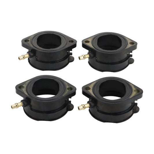 GOOFIT Motorcycle Carburetor Interface Inlet Pipe Intake Manifold Carb Boot Replacement for Kawasaki ZX1100 ZZ-R1100 ZZR1200