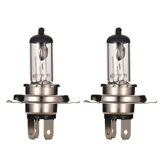 GOOFIT 12V 35W Motorcycle Bright Halogen Headlight Bulb Replacement for Scooter ATV Bike （2 pcs/ set）