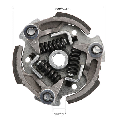 GOOFIT Clutch Pad Replacement For 2 Stroke 37cc 39cc CAG Cagllari MAT4 C1 Water Cool Pocket Bike