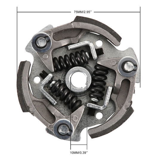 GOOFIT Clutch Pad Replacement For 2 Stroke 37cc 39cc CAG Cagllari MAT4 C1 Water Cool Pocket Bike