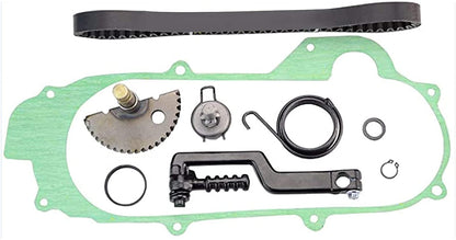 GOOFIT 669 Belt kick starter gasket Right Engine Cover Crankcase Starter Replacement For GY6 50cc 60cc 80cc 100c Scooter Moped