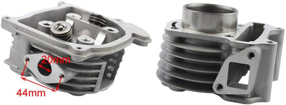 GOOFIT 100cc Big Bore Cylinder Rebuild Kit 50mm Bore Upgrade Replacement For GY6 50cc 139qmb Racing Scooter