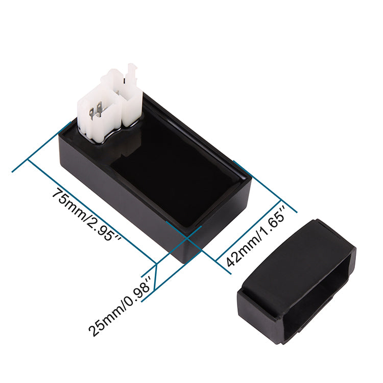 GOOFIT 6 Pin DC CDI ECU REV Unit Box Replacement For CG125CC-250CC Motorcycle ATV Dirt Bike Go Kart