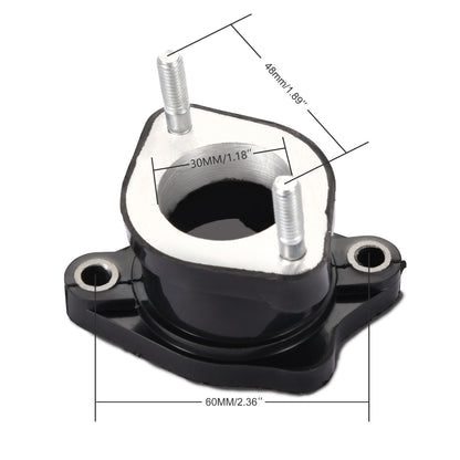 GOOFIT 30mm Intake Manifold Pipe High quality and performance for 200cc 250cc ATV 30mm Intake Manifold Pipe