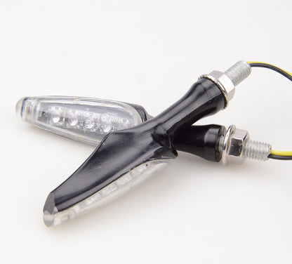GOOFIT Motorcycle Black LED Indicator Turn Signal light Bulb Replacement For Bicycle Scooter ATV