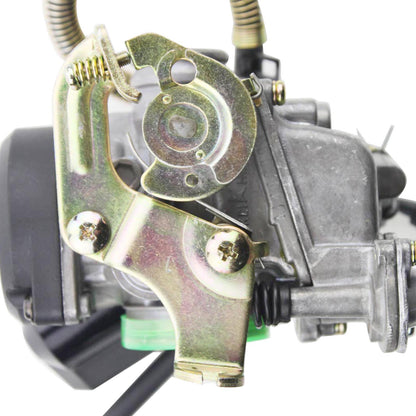 GOOFIT PD18 18mm Carb Carburetor with Accelerator Pump Replacement For Gy6 50cc 139qmb Scooters Mopeds