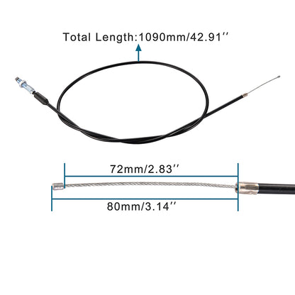 GOOFIT 42.91" Throttle Cable Replacement For 200cc 250cc ATV