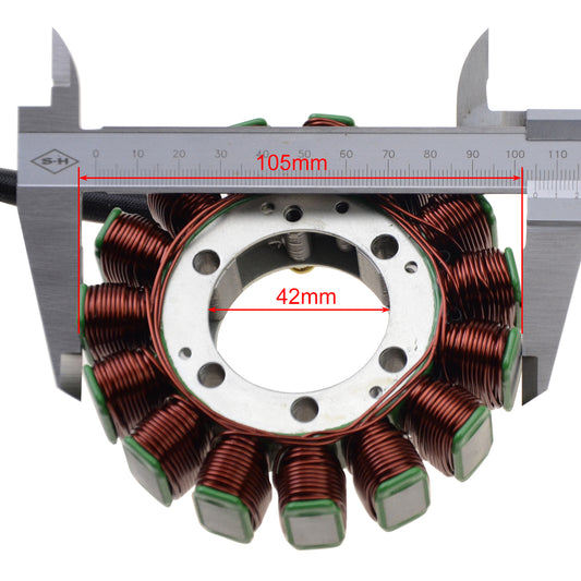 GOOFIT Motorcycle Magneto Stator Coil Replacement for Aprilia RSV4 1000 Factory Tuono RF RR 2D000049