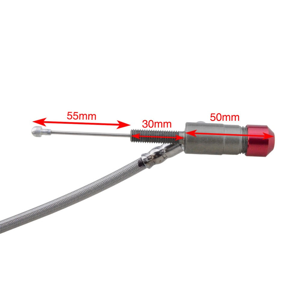 GOOFIT 1200mm Hydraulic Clutch Lever Master Cylinder Fluid Reservoir Lever for 125cc - 250cc Vertical Engine Off Road Motorcycle Pit Dirt Bike Motocro