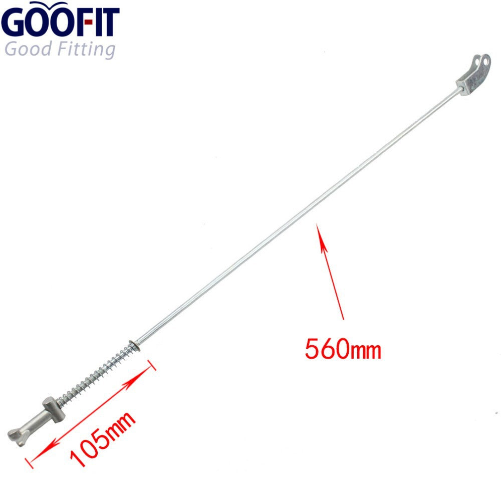 GOOFIT 22.05" Rear Brake Lever with Cable Replacement For 200cc 250cc ATV
