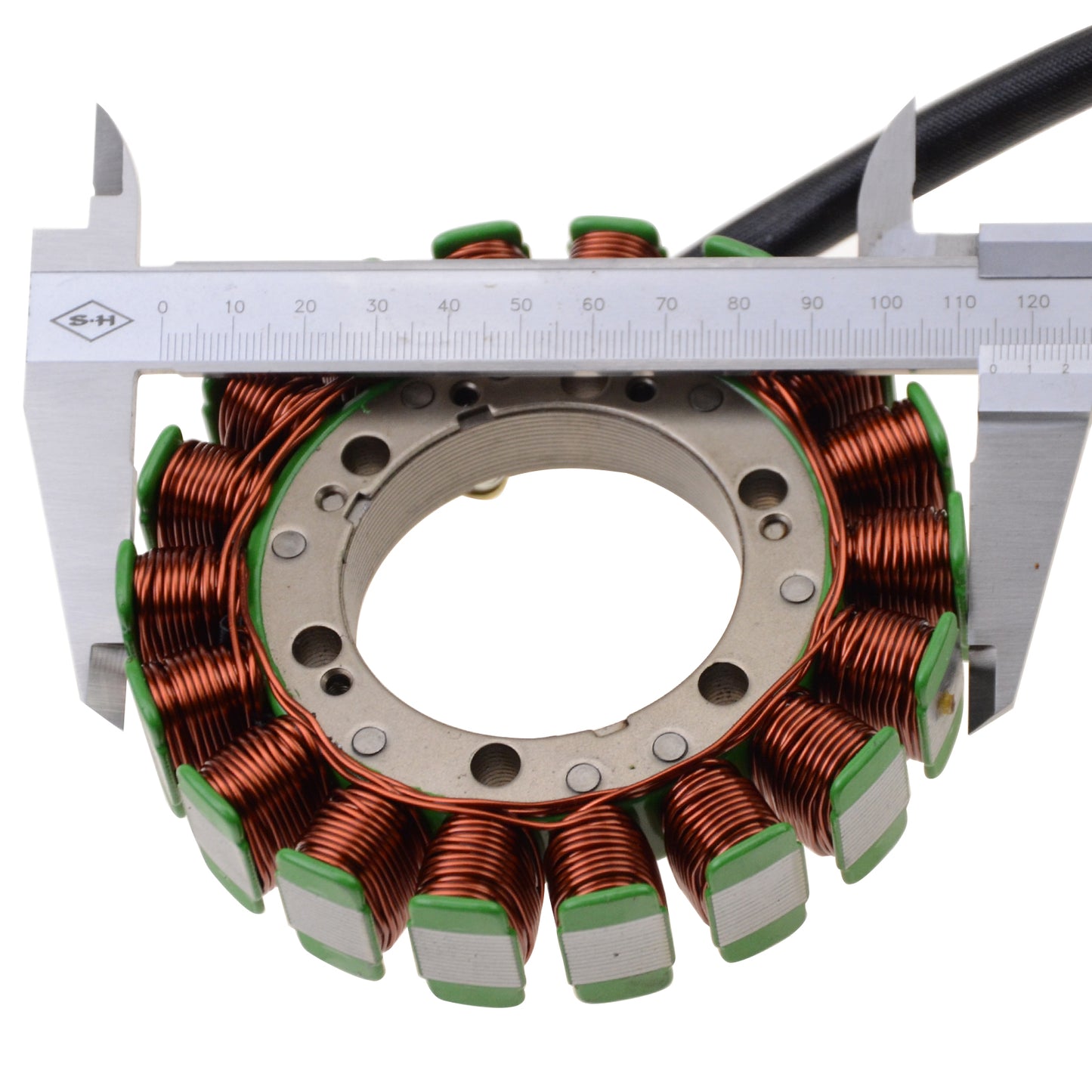 GOOFIT 18 Coil 5 Wire Magneto Stator Coil Ignition Generator Replacement For TDM850 1996-2001