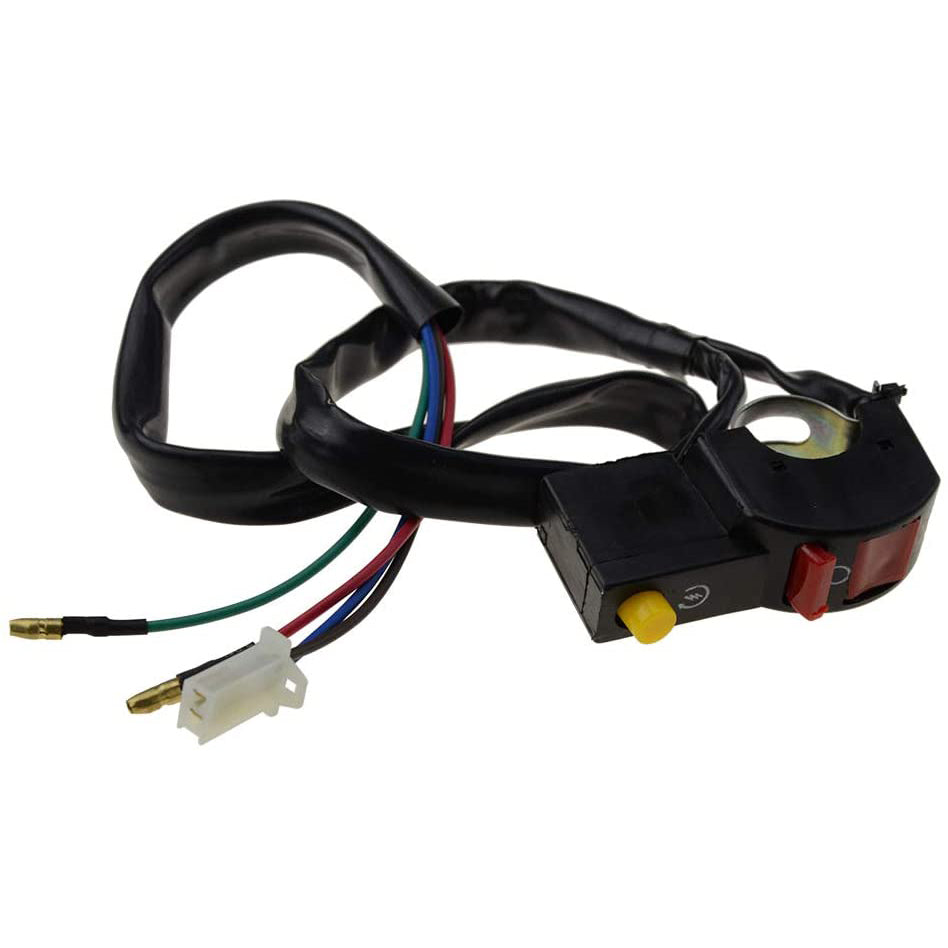 GOOFIT Flameout switch with start button line length 66cm female plug free line 2 Replacement For Scooter