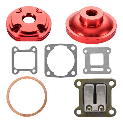 GOOFIT Gold Cylinder kit Carburetor Air Filter ignition coil Set Big Bore Piston Replacement For 47cc 49cc 2 stroke Engine Pocket Bike Atv Quad