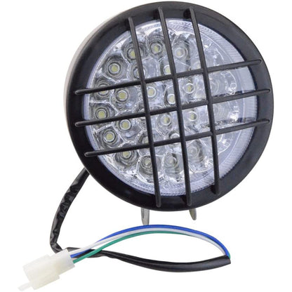 GOOFIT Motorcycle LED Headlight Front Light Turn Signal Indicators Replacement For 50cc 110cc 150cc Scooter Moped Quad ATV