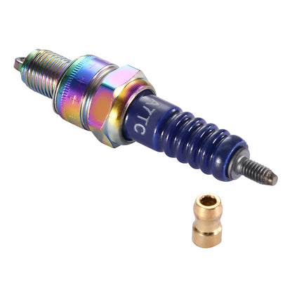 GOOFIT A7TC High Performance Motorcycle Spark Plug Replacement For 50cc 70cc 90cc 110cc ATV 150 Ignition Plug Moped Go Kart Scooter