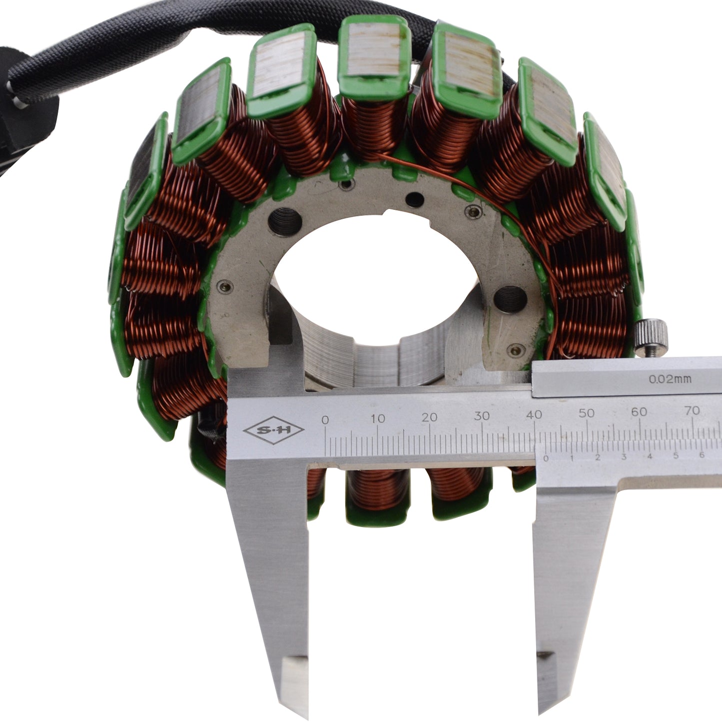 GOOFIT 18 Coil 3 Wire Magneto Stator Coil Ignition Generator Replacement For  FZ6 2004-2009