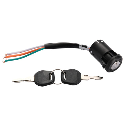 GOOFIT Key Ignition Switch 3 wires Replacement For Motorcycles Dirtbike ATV Quad Go Kart