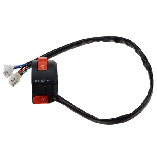 GOOFIT 7/8" 22mm Handlebar 3 Function Right Start Switch Replacement for 50cc 70cc 90cc 110cc 125cc ATV Quad Pit Bike Buggy Go Kart