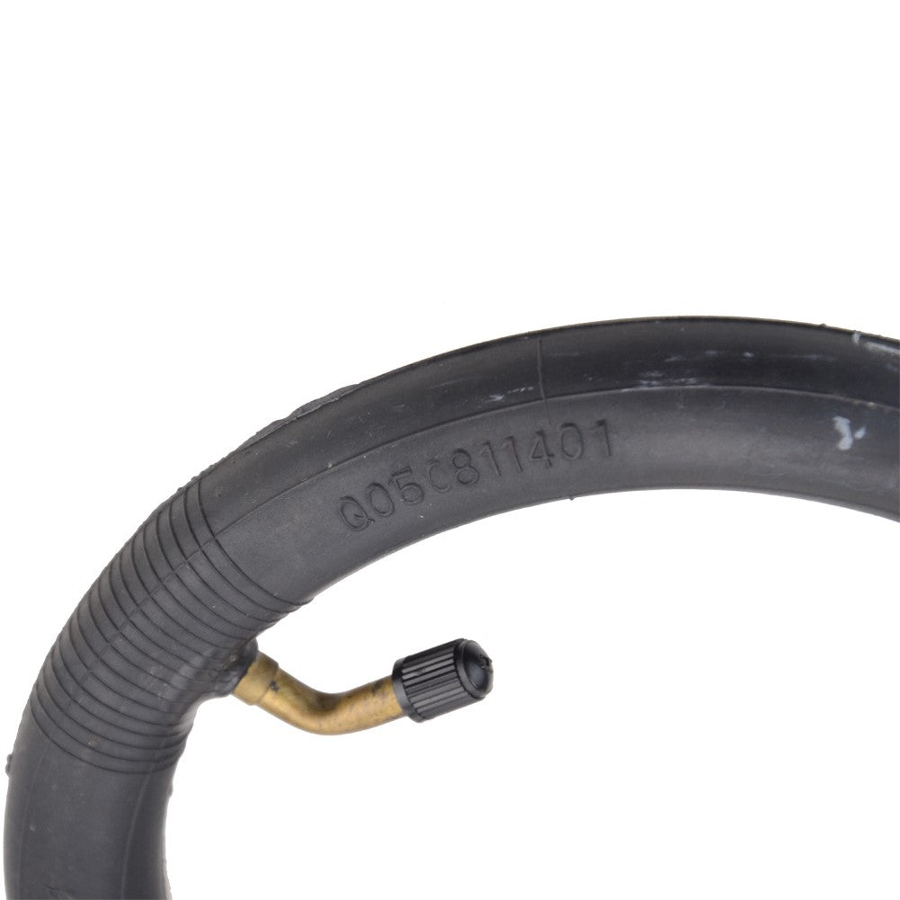 GOOFIT 2PCS 8"8X1 1/4 Curved Bent Stem Inner Tube Tire Replacement For A-Bike folding bike