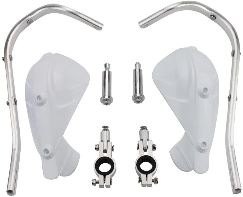 GOOFIT 7/8" Handlebar Hand Protector Handguards Assy with Aluminium Alloy Lever Replacement for Motocross Motorcycle Off-road Pit Dirt Bike