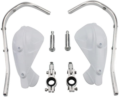 GOOFIT 7/8" Handlebar Hand Protector Handguards Assy with Aluminium Alloy Lever Replacement for Motocross Motorcycle Off-road Pit Dirt Bike