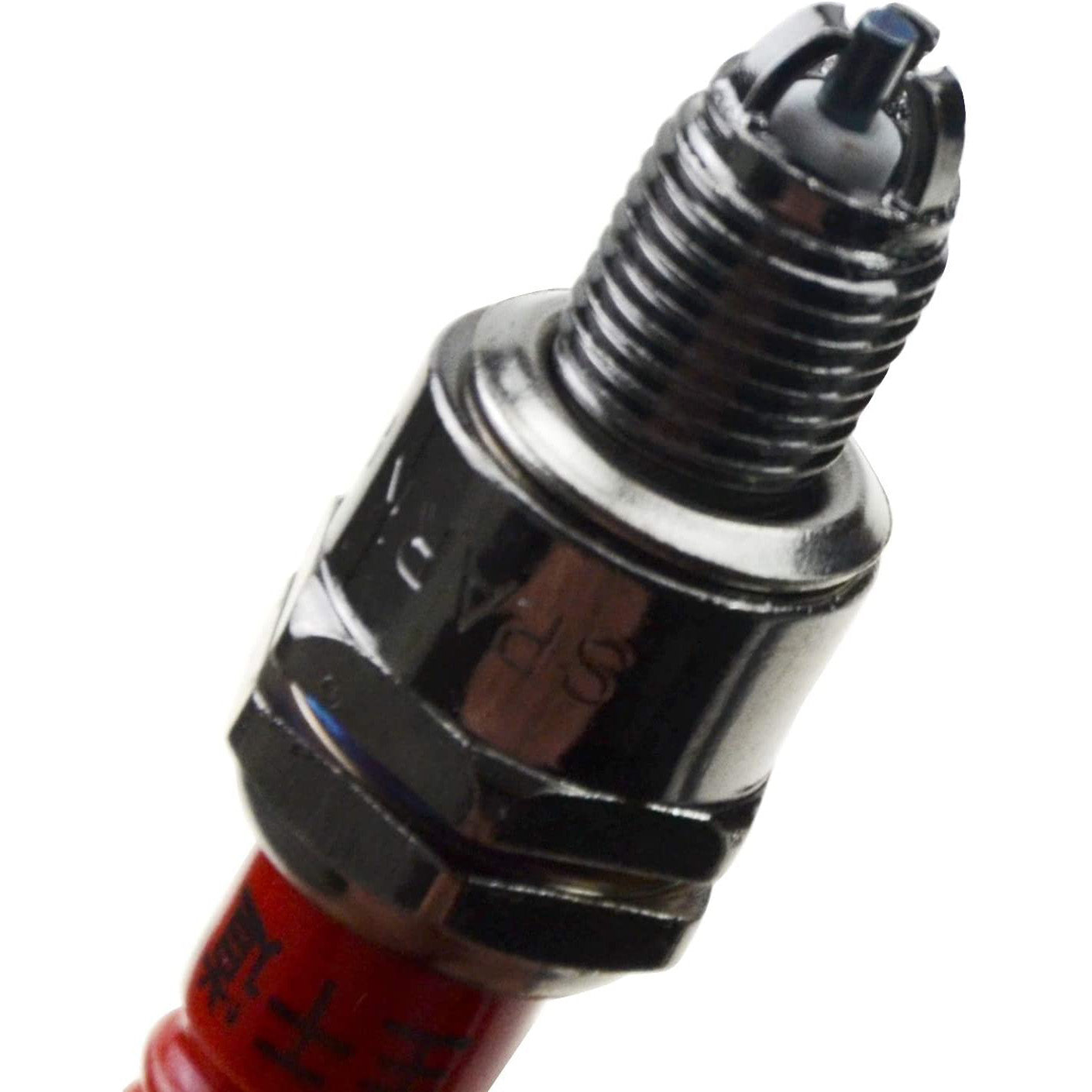 GOOFIT 4 Pcs Set A7TC 3-Electrode Spark Plug Replacement For Motorcycle 50cc 70cc 90cc 110cc ATV 150 Moped Go Kart Scooter High Performance Spark Plug