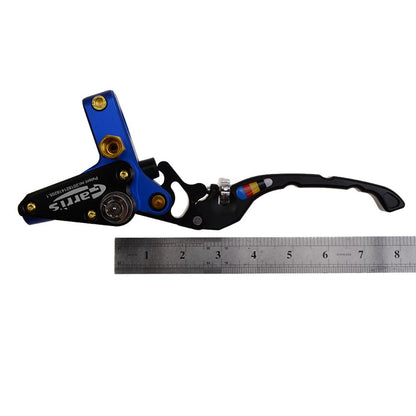 GOOFIT Blue 22mm CNC Motorcycle Hydraulic Brake Pump Clutch Master Cylinder Lever Adjustable Replacement For Pocket Dirt Pit Bike ATV 125cc -250cc Ver