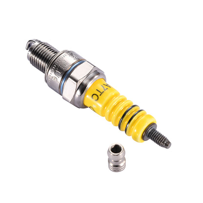GOOFIT A7TC Motorcycle Spark Plug Replacement For 50cc 70cc 90cc 110cc ATV 150 Moped Go Kart Scooter