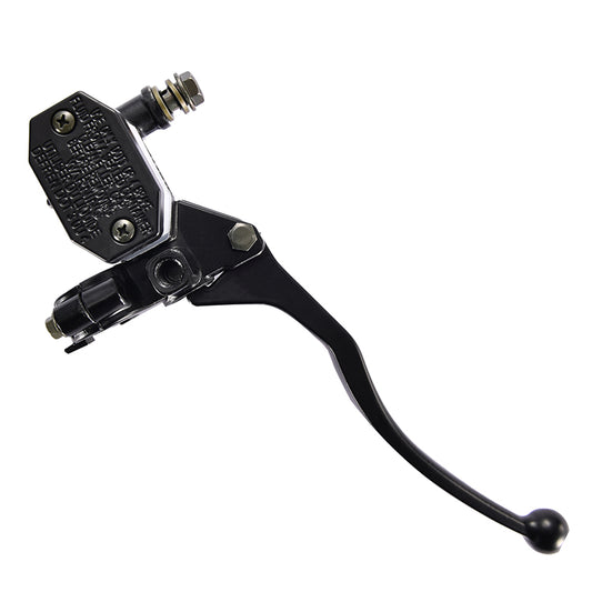 GOOFIT 22mm Right Front Brake Master Cylinder Lever Black Replacement For GS125 GN125 GN250 GS250