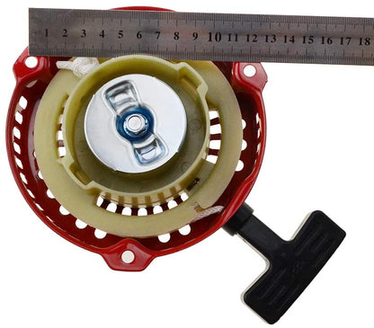GOOFIT Kickstarters Recoil Pull Starter 3 Hole Traction Reversing Starter Replacement For 152F Generator Lawn Mower Engine