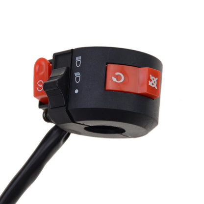 GOOFIT 7/8" 22mm Handlebar 3 Function Right Start Switch Replacement for 50cc 70cc 90cc 110cc 125cc ATV Quad Pit Bike Buggy Go Kart