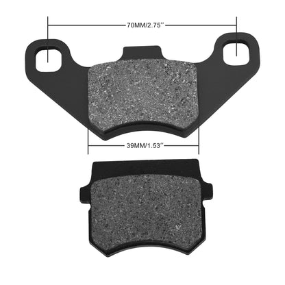 GOOFIT Rear Disc Brake Pad Replacement For 50cc 70cc 90cc 110cc 125cc ATV Go Kart Quad Bikes Dune Buggy 4 Wheeler