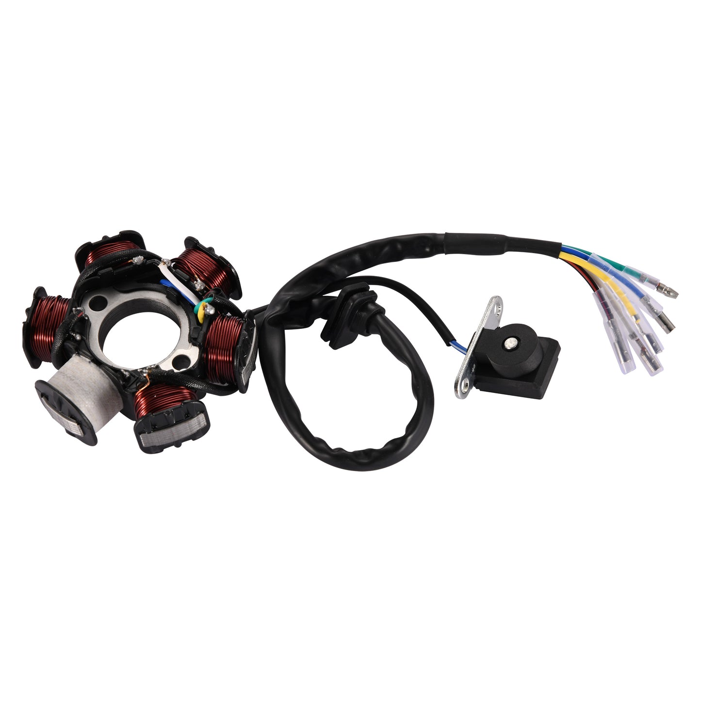 GOOFIT 6-Coil Magneto Stator Ignition Generator Replacement for GY6 50cc 70cc 90cc 110cc 125cc Moped ATV Dirt Bike