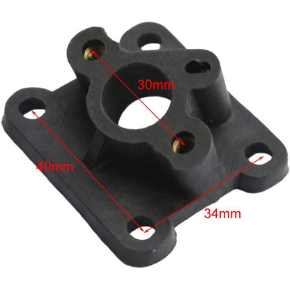 GOOFIT Intake Manifold Carburetor Spacer Adatper Plate Replacement For 2 stroke 47cc 40-6 /49cc 44-6 Pocket Bike