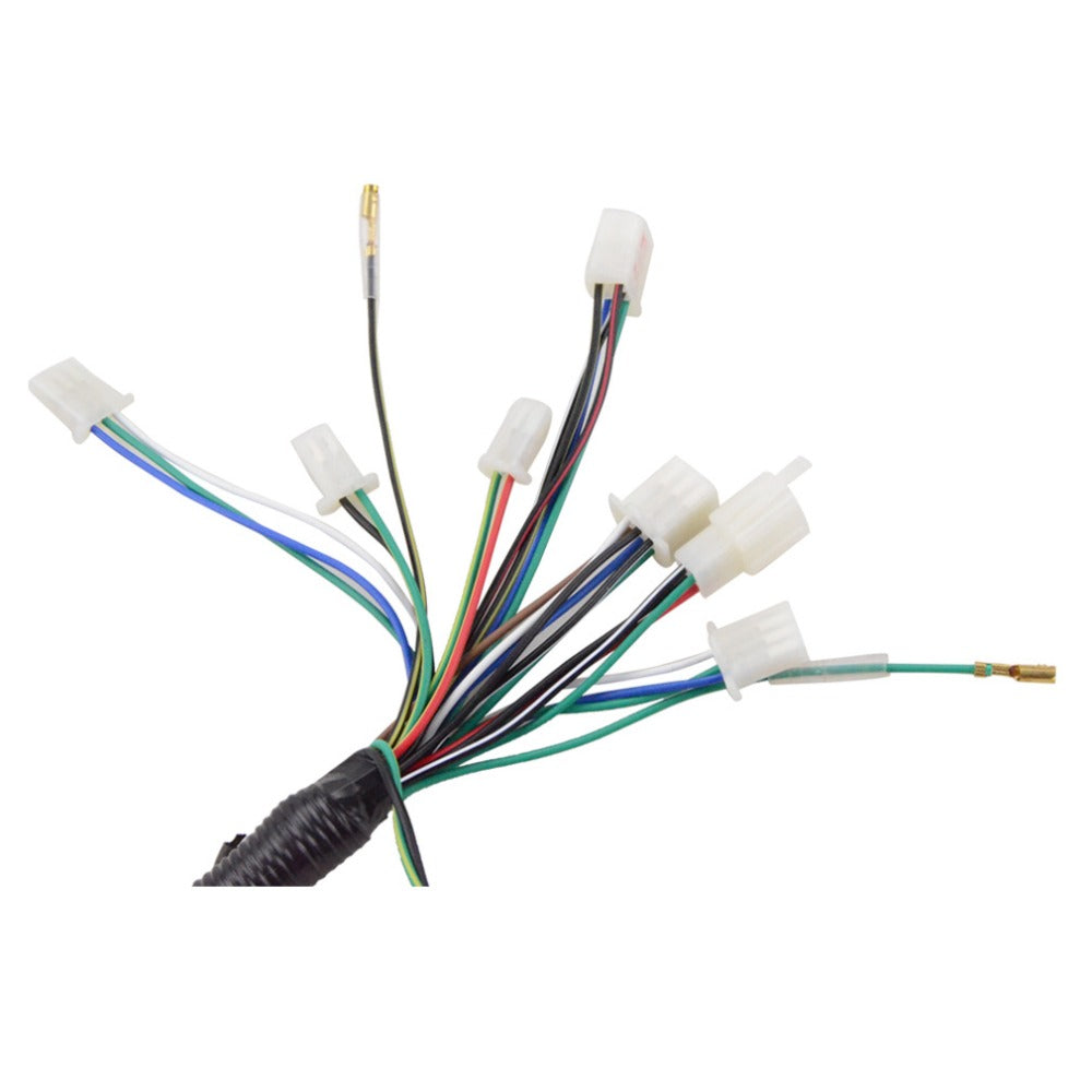 GOOFIT Full Electrics Wiring Harness Coil Rectifier CDI Solenoid Spark Plug Replacement For 50cc 125cc ATV Quad Pit Dirt Bike Buggy Go Kart