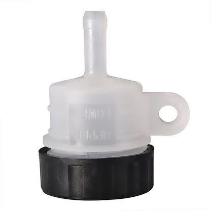 GOOFIT Plastic Universal Rear Brake Fluid Reservoir Oil Cup Replacement for 50cc 90cc 110cc 125cc Motorcycle ATV Dirt Pit Bike