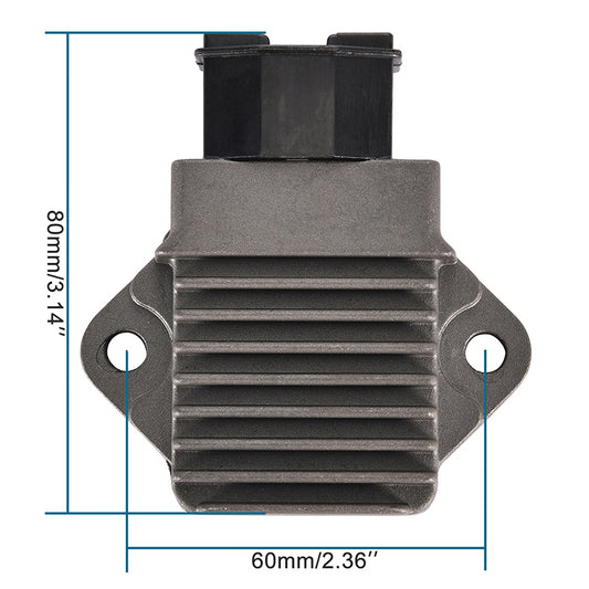 GOOFIT Regulator Voltage Rectifier Replacement For CB400 V-TEC CB-1 CBR250/400 NSR250 ATV Moped Scooter Motor